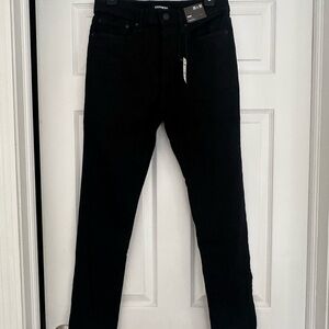 Men’s Express Charcoal Black Skinny Jeans